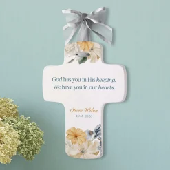 Floral Keepsake Cross