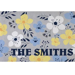 Floral Name Doormat