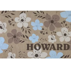 Floral Name Doormat