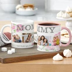 Floral Photo Memory Reel Mug
