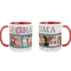 Floral Photo Memory Reel Mug