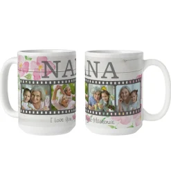 Floral Photo Memory Reel Mug