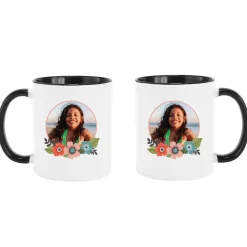 Floral Photo Mug