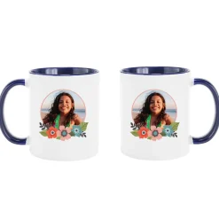 Floral Photo Mug