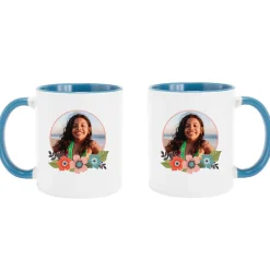 Floral Photo Mug
