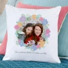Floral Photo Throw Pillow