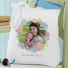 Floral Photo Tote Bag