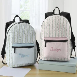 Floral Stripes Backpack