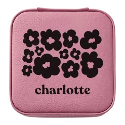 Floral Travel Jewelry Box