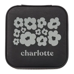 Floral Travel Jewelry Box