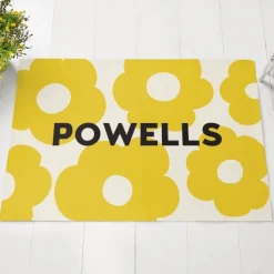 Floral Welcome Oversized Mat
