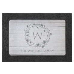 Floral Wreath Doormat