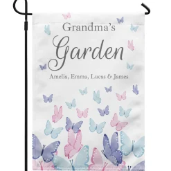 Fluttering Butterflies Garden Flag
