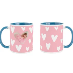 Fluttering Hearts Photo Mug