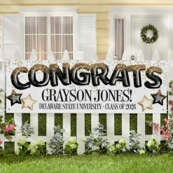 Fly High Graduation Banner