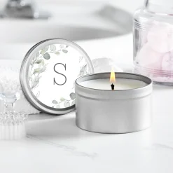 Foliage Initial Canister Candle