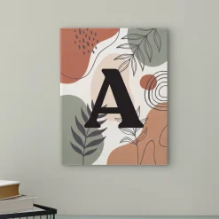 Foliage Monogram Canvas