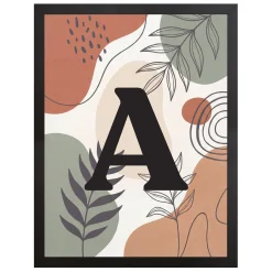 Foliage Monogram Canvas