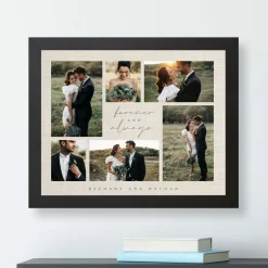 Forever and Always Photo Collage Canvas