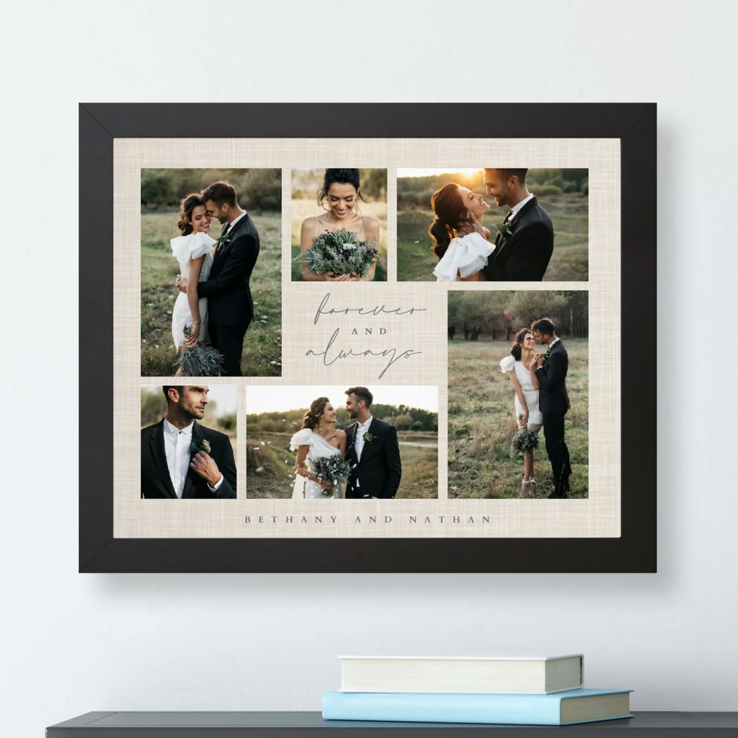 Forever and Always Photo Collage Canvas