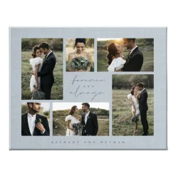 Forever and Always Photo Collage Canvas
