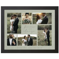 Forever and Always Photo Collage Canvas