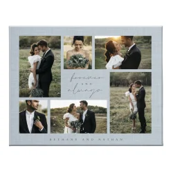 Forever and Always Photo Collage Canvas