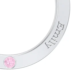 Forever Family Circle Birthstone Necklace