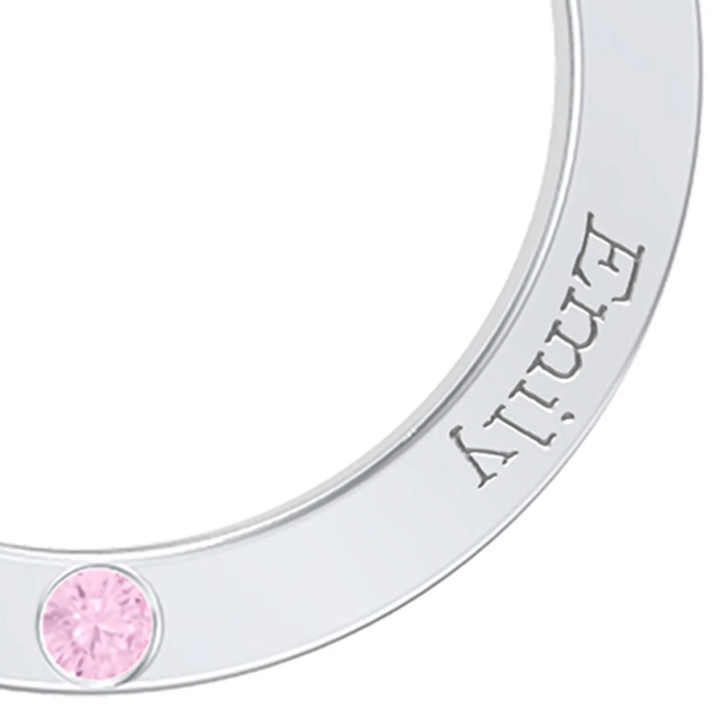 Forever Family Circle Birthstone Necklace