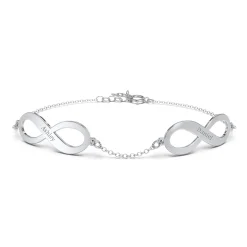 Forever Family Infinity Name Bracelet