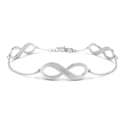Forever Family Infinity Name Bracelet