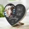 Forever Family Pet Photo Wood Heart