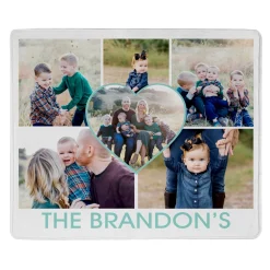 Forever Family Photo Plush Blanket