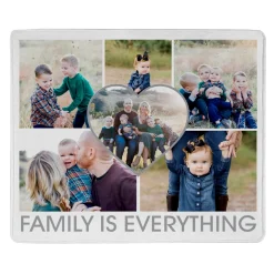 Forever Family Photo Plush Blanket