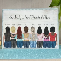 Forever Friends Glass Block