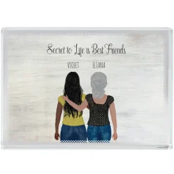 Forever Friends Glass Block