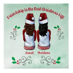 Forever Friends Holiday Wood Block