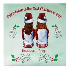Forever Friends Holiday Wood Block