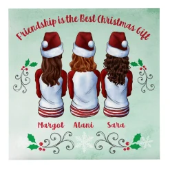 Forever Friends Holiday Wood Block