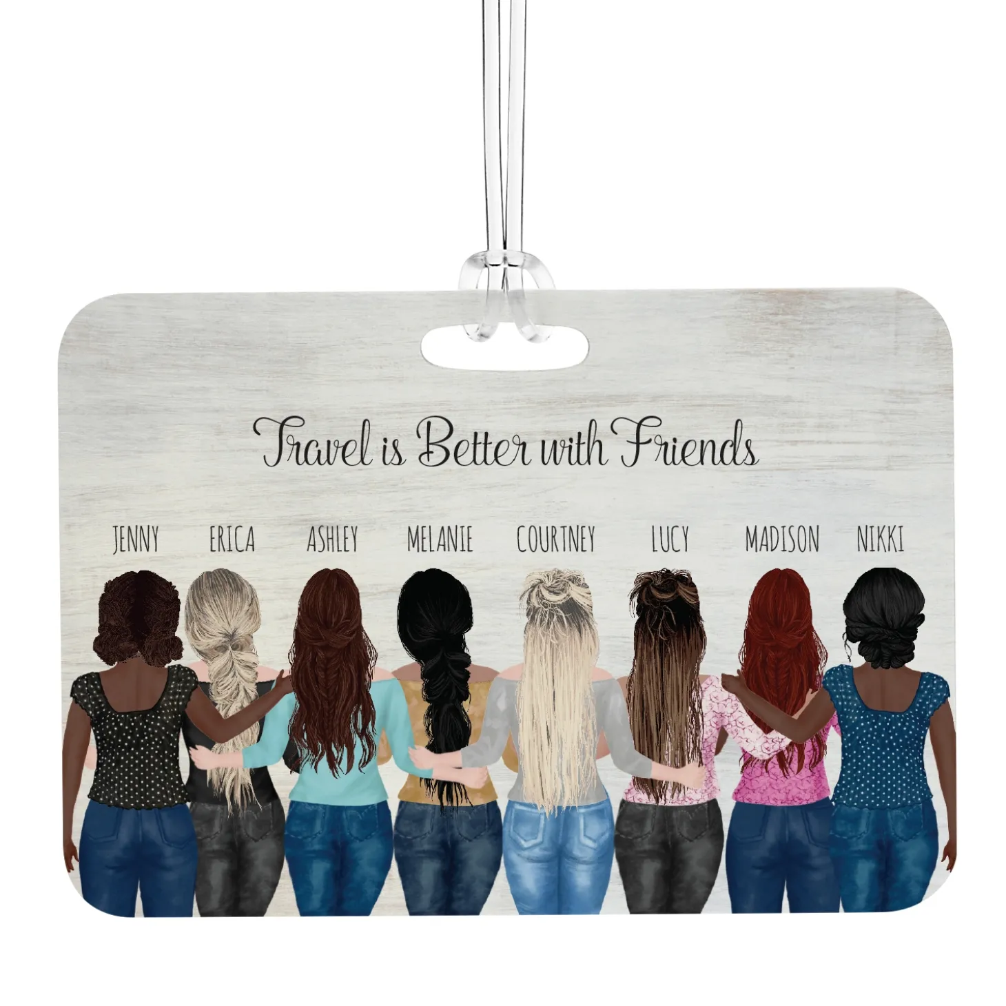 Forever Friends Luggage Tag