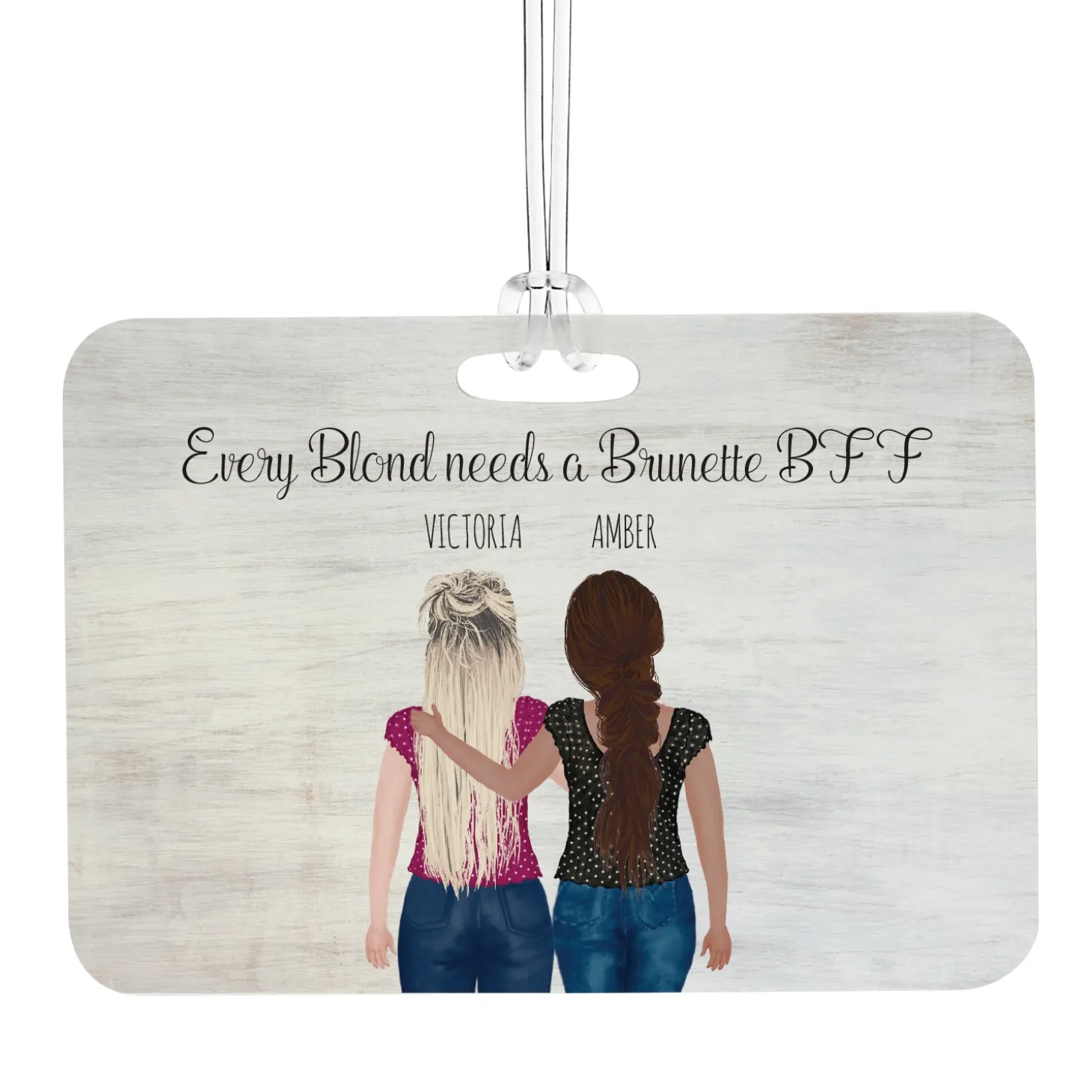 Forever Friends Luggage Tag