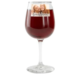 Forever Friends Photo Wine Glasses