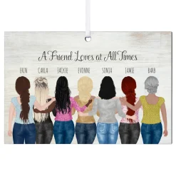 Forever Friends Rectangle Ornament