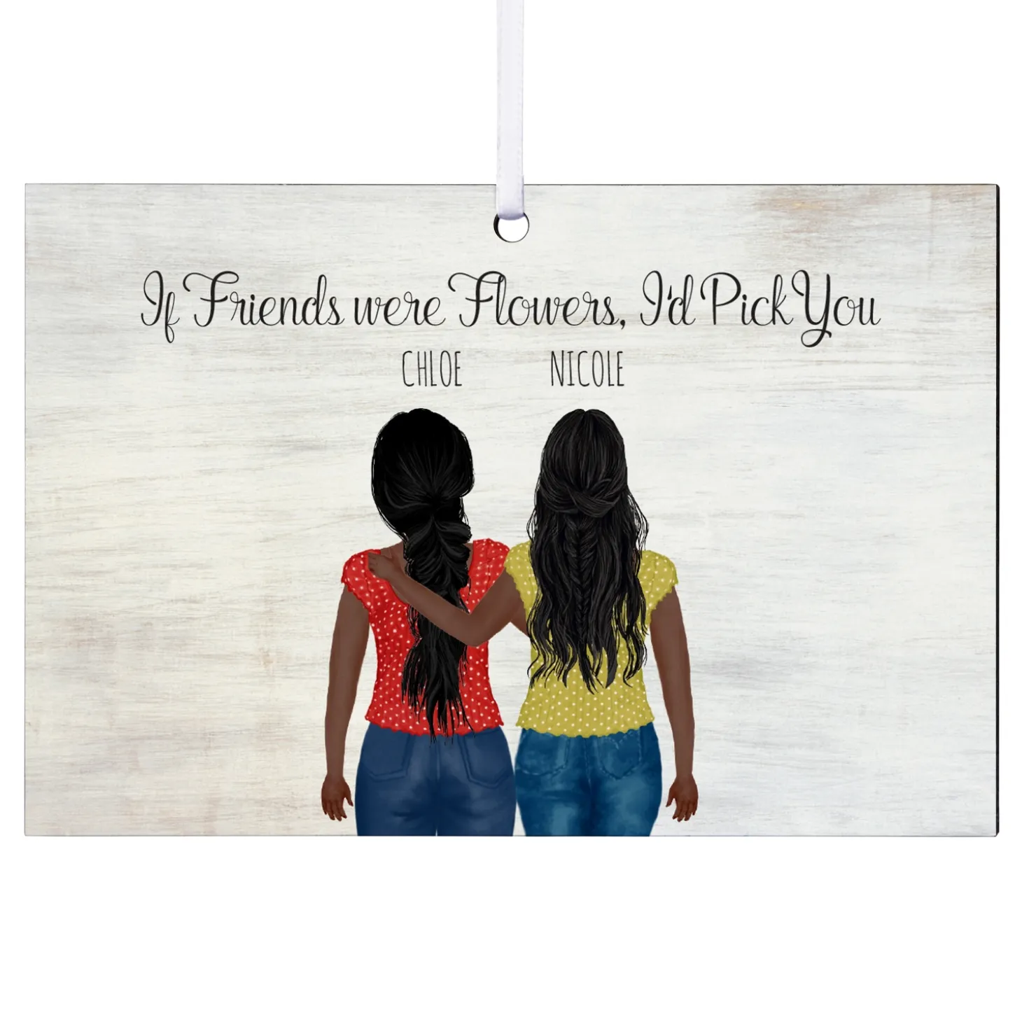 Forever Friends Rectangle Ornament