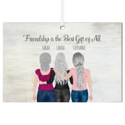 Forever Friends Rectangle Ornament