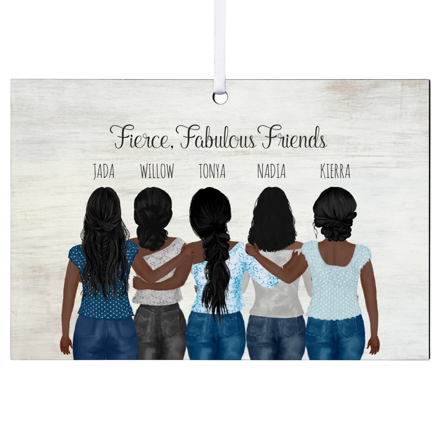 Forever Friends Rectangle Ornament