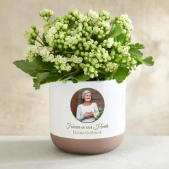 Forever In Our Hearts Memorial Photo Planter
