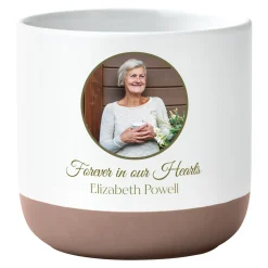 Forever In Our Hearts Memorial Photo Planter