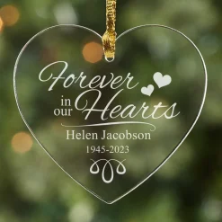 Forever in Our Hearts Memorial Ornament