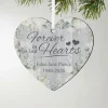 Forever in Our Hearts Memorial Heart Ornament
